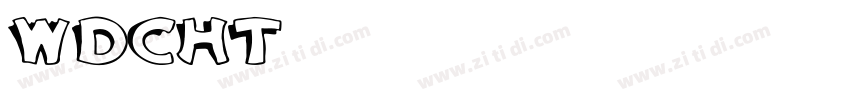 WDCHT 文道潮黑字体转换